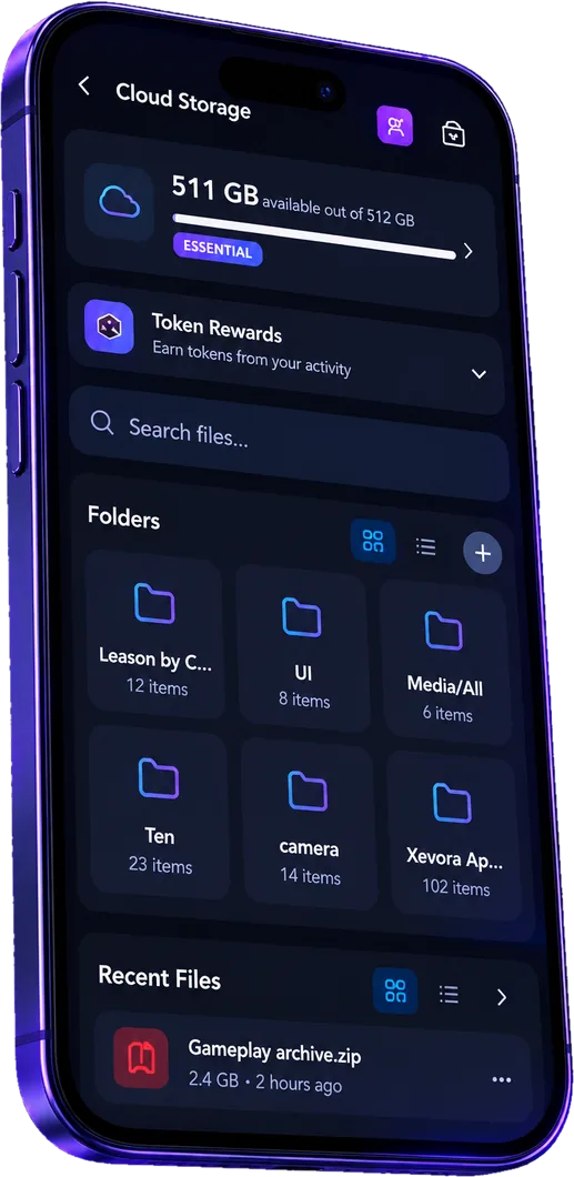 Xevora — cloud storage